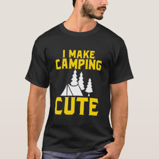 Ich mache Camping süß Junge T-Shirt