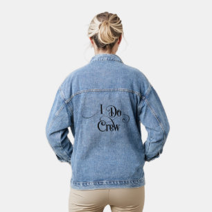 Ich mache Crew Jeansjacke