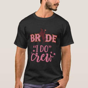 Ich mache Crew-Shirts Schwarz und Weiß Braut Jungg T-Shirt