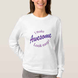 Ich mache das Aussehen leicht T-Shirt
