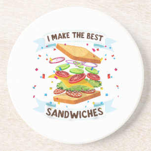 Ich mache das beste Sandwichkleid für Liebhaber vo Getränkeuntersetzer