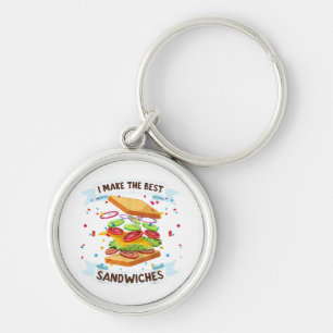 Ich mache das beste Sandwichkleid für Liebhaber vo Schlüsselanhänger