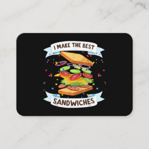 Ich mache das beste Sandwichkleid für Liebhaber vo Visitenkarte