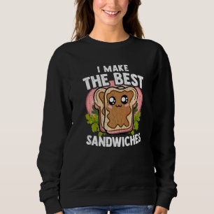 Ich mache die besten Sandwiches Bologna Fleisch Le Sweatshirt