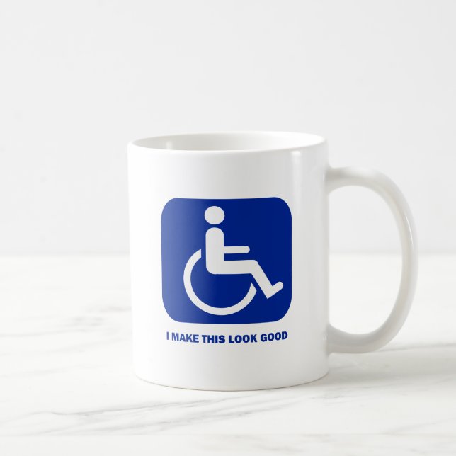 Ich mache diesen Blick gut Kaffeetasse (Rechts)