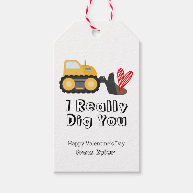 Ich mache dir wirklich einen Klassenraum Valentine Geschenkanhänger (Vorderseite)