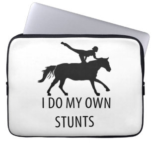 Ich mache eigene Stunts Vaulting Horseriding Laptopschutzhülle