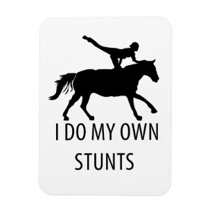 Ich mache eigene Stunts Vaulting Horseriding Magnet