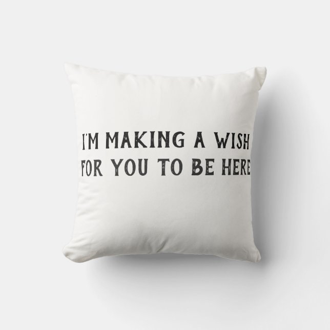 Ich mache ein Wunschkissen Kissen (Vorderseite)