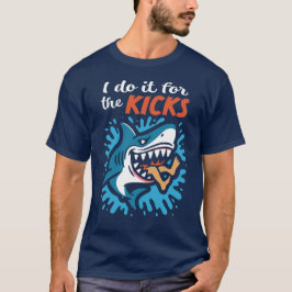 Ich mache es für den Kick Hai T-Shirt