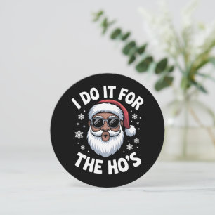 Ich mache es für die Hos Weihnachten Afroamerikani Einladung