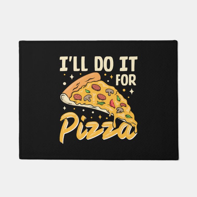 Ich mache es für Pizza Fußmatte (Vorderseite)