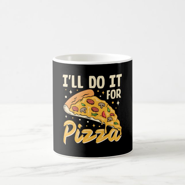 Ich mache es für Pizza Kaffeetasse (Mittel)