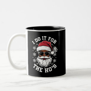 Ich mache es für Weihnachten, Weihnachten, Weihnac Zweifarbige Tasse