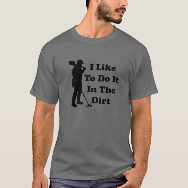 Ich mache es gerne mit dem dunklen, sonnigen Metal T-Shirt (Vorderseite)