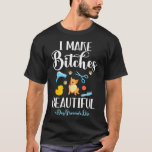 Ich mache es zu einer wunderschönen Hundeschere au T-Shirt<br><div class="desc">Ich mache es einen schönen Hund Groomer Life Comb Schere Groom</div>