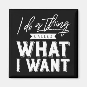 Ich mache etwas, das ich Typografie Wollte Magnet