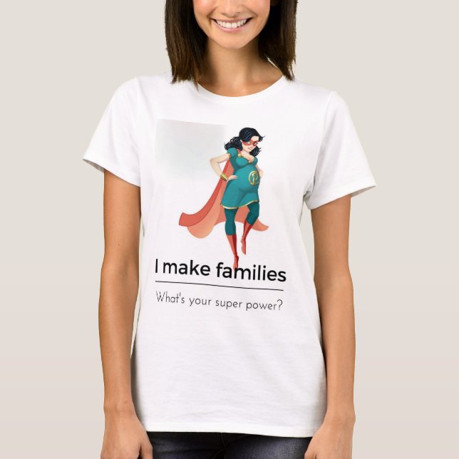Ich mache Familien T-Shirt (Vorderseite)