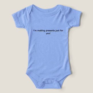 Ich mache Geschenke nur für dich! Baby Einteiler