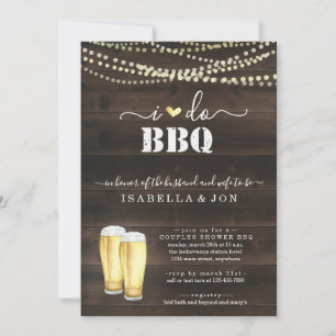 Ich mache GRILLEN Beer Couples Polterabend Verlobu Einladung