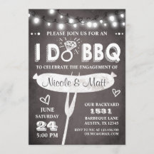 Ich mache GRILLEN Engagement Partei Einladung Prob