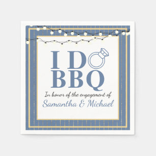 Ich mache GRILLEN Engagement Party Polterabend Serviette