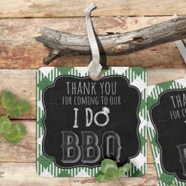 Ich mache GRILLEN Green Bridal & Polterabend Geschenkanhänger