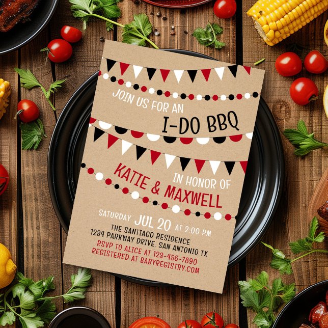 Ich mache GRILLEN Paare Brautdusche Einladung (Von Creator hochgeladen)