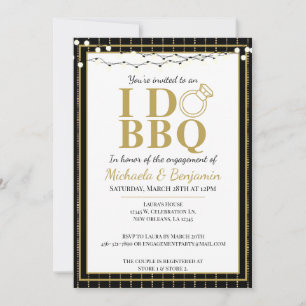 Ich mache GRILLEN Paare Dusche Engagement Party Einladung