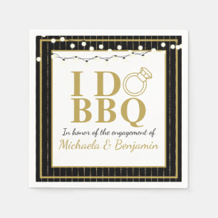 Ich mache GRILLEN Paare Dusche Engagement Party Serviette