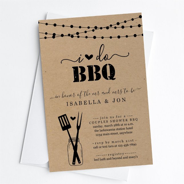 Ich mache GRILLEN Paare Hochzeit Brautparty Verlob Einladung (Von Creator hochgeladen)