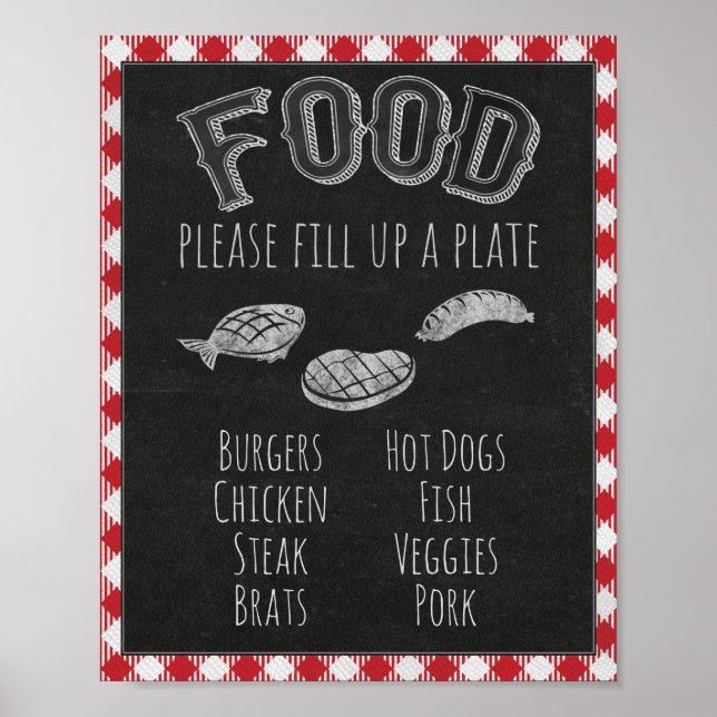 Ich mache GRILLEN Party Food Bar, Grill & GRILLEN  Poster (Vorne)