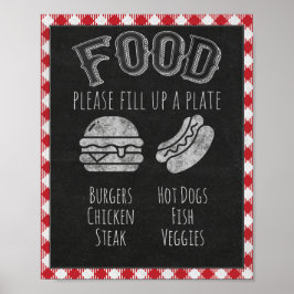 Ich mache GRILLEN Party Food Bar, GRILLEN Bar und  Poster