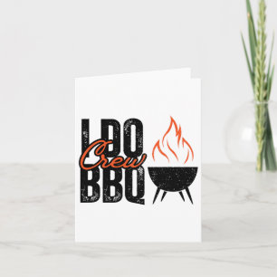 Ich mache Grillen Party Matching Wedding Crew Byrb Karte