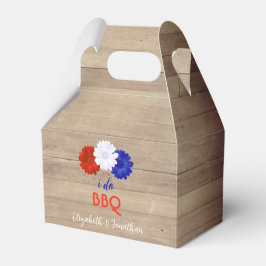 Ich mache GRILLEN Patriotic Floral Geschenkschachtel