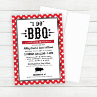 Ich mache GRILLEN Red Gingham Wedding Couples Dusc