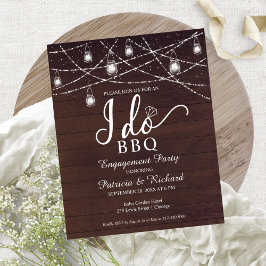 Ich mache GRILLEN Rustic Budget Engagement Party E