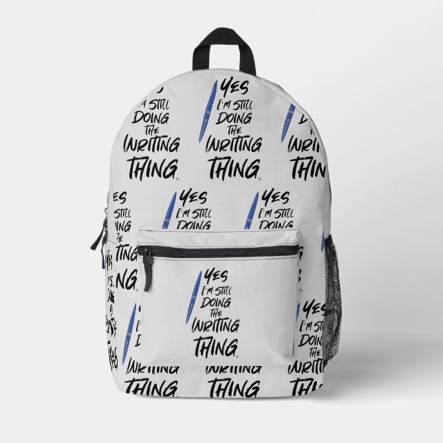 Ich mache immer noch das Logo für den Autor des Sc Bedruckter Rucksack (Vorderseite)