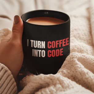 Ich mache Kaffee in Code, weibliche Coder, Program Kaffeetasse