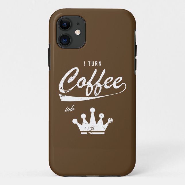 Ich mache Kaffee in KOMs Case-Mate iPhone Hülle (Rückseite)