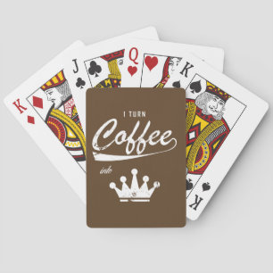Ich mache Kaffee in KOMs Spielkarten