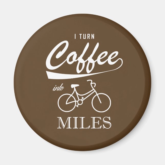Ich mache Kaffee in Meilen Magnet (Vorne)