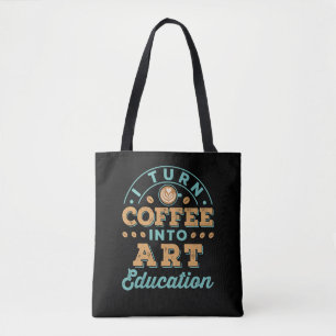 Ich mache Kaffee zum Bildung Lehrer Tasche