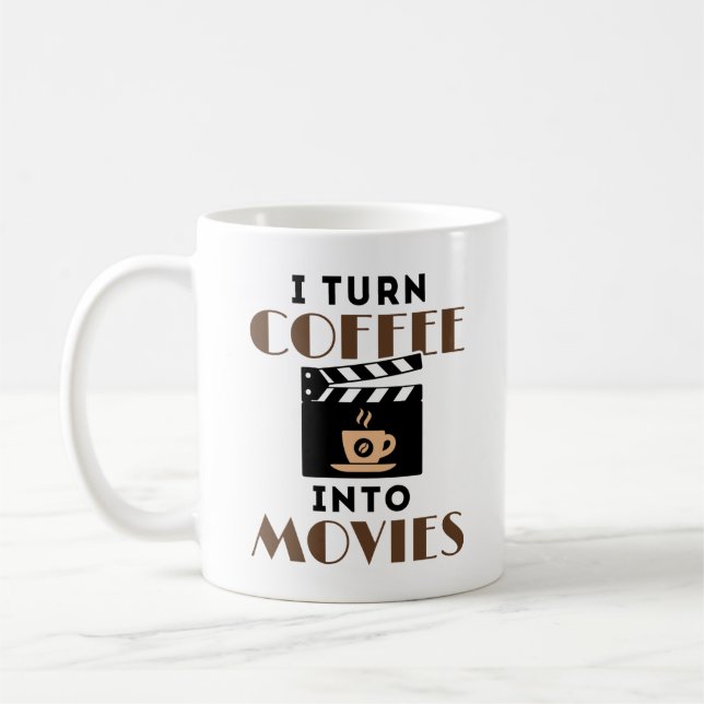 Ich mache Kaffee zum Drehbuchautor Kaffeetasse (Links)