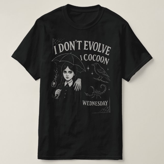 Ich mache kein Cocoon Gothic Graphic T-Shirt (Design vorne)