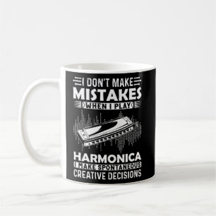 Ich mache keine Fehler, wenn ich Harmonica Harmon  Kaffeetasse