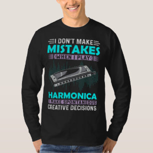 Ich mache keine Fehler, wenn ich Harmonikamusik sp T-Shirt