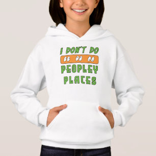 Ich mache keine Leute-Orte Hoodie