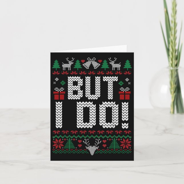 Ich mache keine passenden Weihnachtsartikel für di Karte (Vorderseite)