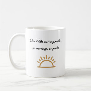 Ich mache keinen Morgen Kaffeetasse